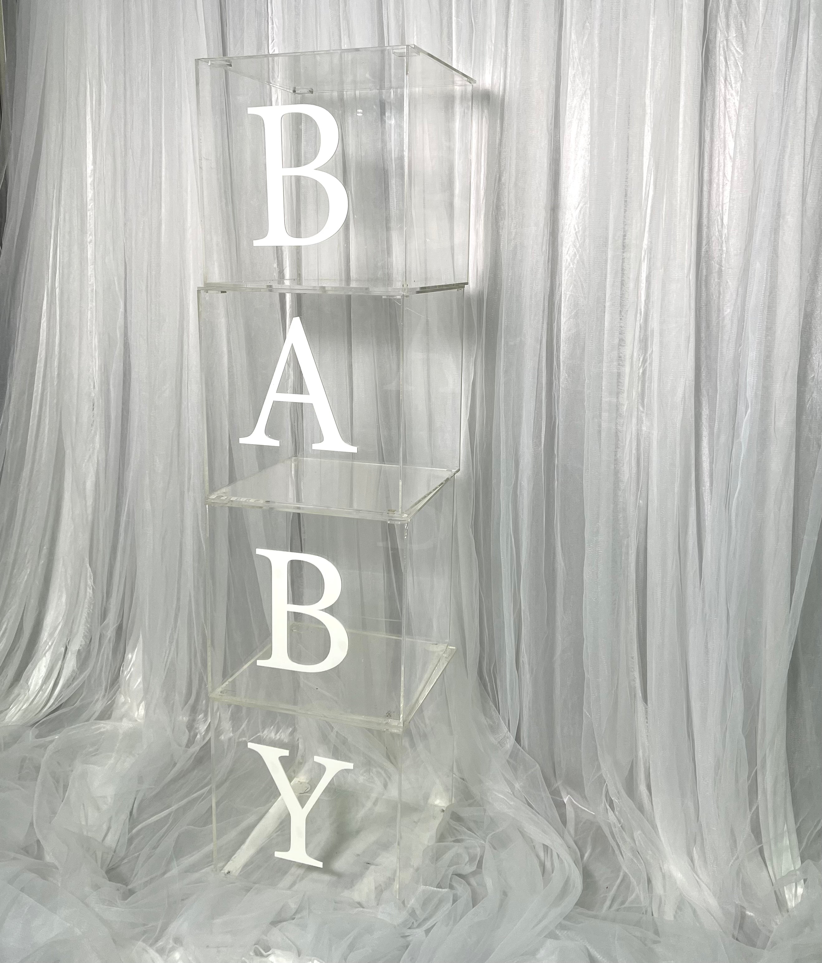 'BABY' Clear Acrylic Boxes MERAKI CO